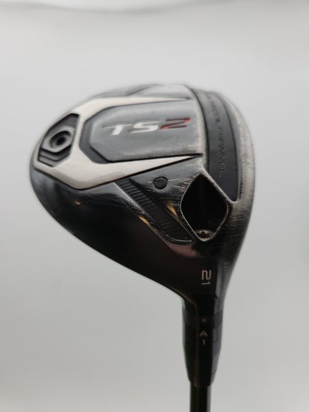 TITLEIST TS2 7 WOOD 21* SENIOR MITSU KURO KAGE BLACK 55 +HC GOOD