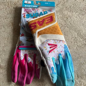 Small Easton Walk off Batting Gloves (New)