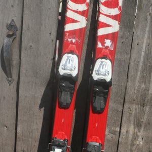 VOLKL AC Unlimited 140 cm  Skis With Marker 7.0 Adjustable Bindings