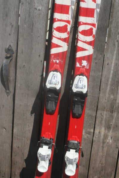 VOLKL AC Unlimited 140 cm  Skis With Marker 7.0 Adjustable Bindings