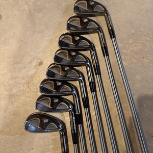 Men's TaylorMade TaylorMade Rac TP MB Smoke Right Handed Iron Set Stiff Flex Graphite/Steel Shaft (U