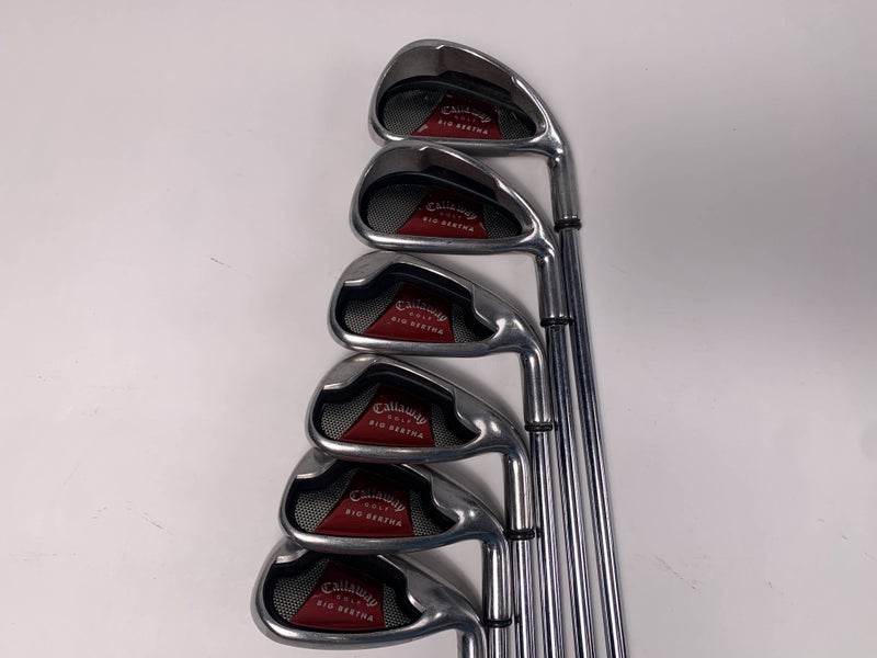 Callaway Big Bertha 2008 Iron Set 4-PW Big Bertha Uniflex Steel Mens RH- No 7i