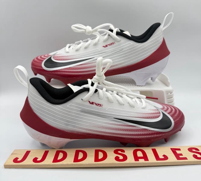 Nike Vapor Speed 3 Football Cleats White Crimson Red HM8849  display picture 1