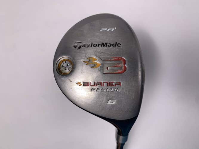 TaylorMade Burner Rescue 2008 6 Hybrid 28* REAX 60g Senior Graphite Mens RH