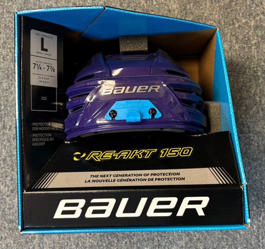 Large Bauer Re-Akt 150 Helmet (New)