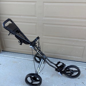 Black Unisex Sun Mountain Push Cart (Used)