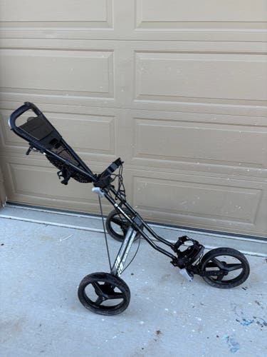 Black Unisex Sun Mountain Push Cart (Used)