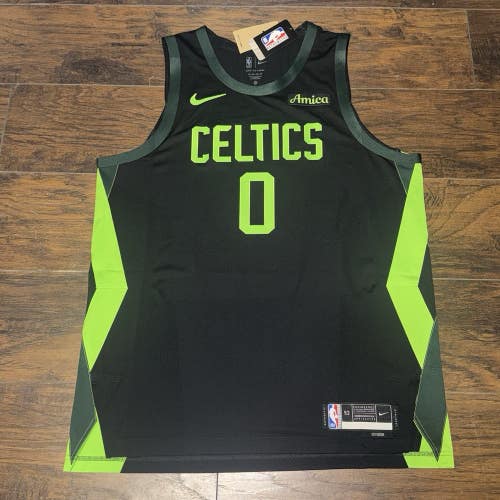 Jayson Tatum 24-25 Boston Celtics Nike Dri Fit ADV Authentic City Jersey 52/XL