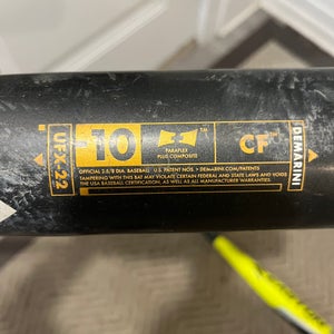 DeMarini CF Composite USABat Certified Bat (-10) 21 oz 31" (Used)