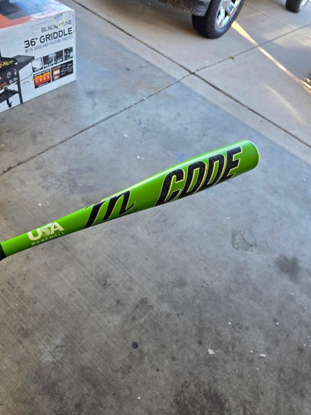 Marucci Code Alloy USABat Certified Bat (-10) 20 oz 30" (Used)