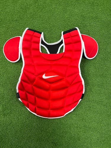Pro issue nike catchers chest protector 16” red