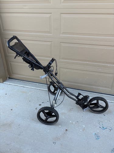 Black Unisex Sun Mountain Push Cart (Used)