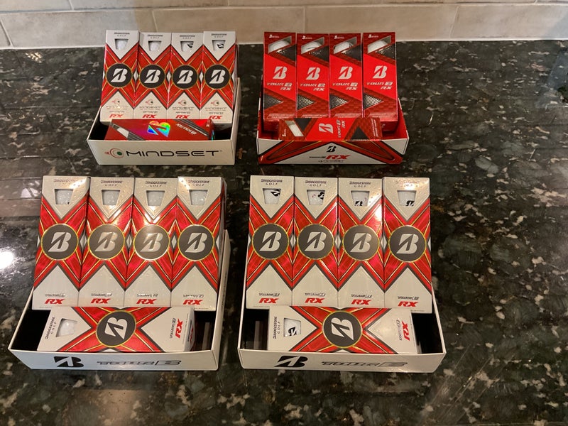 Bridgestone Tour B RX Balls 60 Pack (5 Dozen) (New)