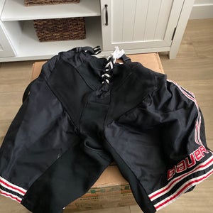 Black Large Bauer Pant Shell Pro Stock (Used)
