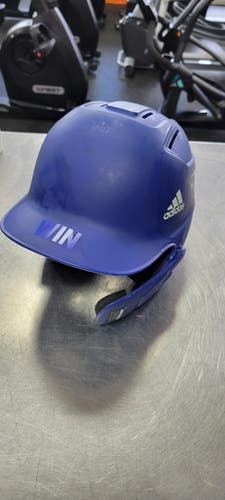 Used Adidas HELMET WITH JAW Batting Helmet No Mask Navy Blue One Size 11497-S000152554