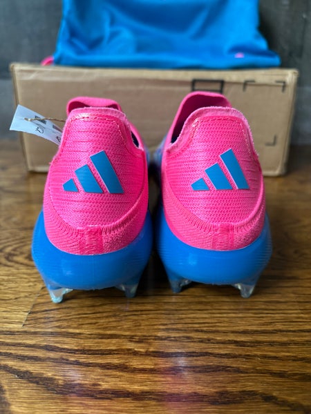 Adidas F50 Elite Laceless FG Blue Pink Soccer Cleats IE8603  display picture 2