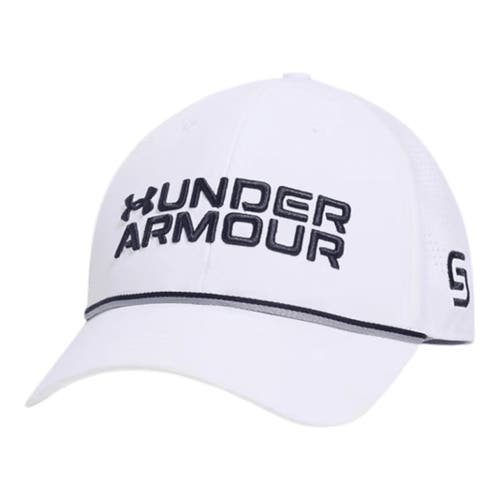 UNDER ARMOUR JORDAN SPIETH DRIVE ROPE HAT WHITE