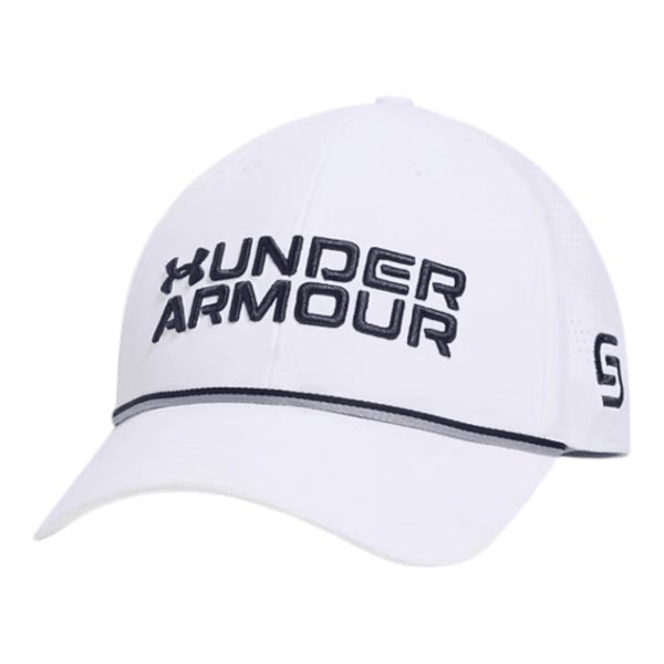 UNDER ARMOUR JORDAN SPIETH DRIVE ROPE HAT WHITE