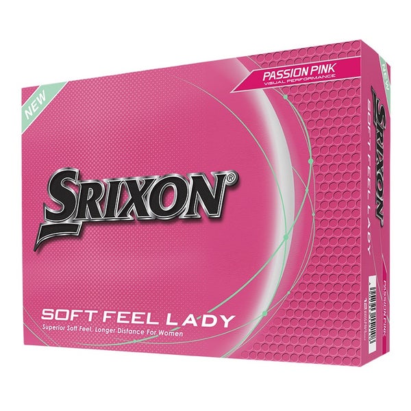 SRIXON SOFT FEEL LADY 9 PASSION PINK GOLF BALLS
