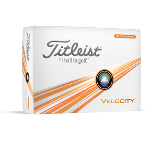 TITLEIST VELOCITY MATTE ORANGE 2024 GOLF BALL