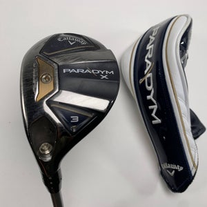 Callaway Paradym X 3 Hybrid 18* Aldila Ascent 50g Senior Graphite Mens LH HC