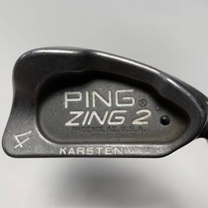 Ping Zing 2 Single 4 Iron Black Dot Karsten JZ Regular Steel Mens RH