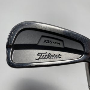 Titleist 735 CM Chrome Single 6 Iron True Temper Dynamic Gold S300 Stiff RH