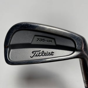Titleist 735 CM Chrome Single 6 Iron True Temper Dynamic Gold R300 Regular RH