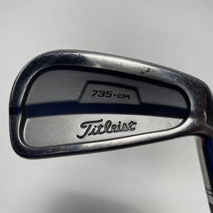 Titleist 735 CM Chrome Single 6 Iron True Temper Dynamic Gold R300 Regular RH