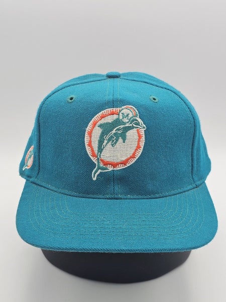 Vintage Miami Dolphins 100% Wool American Needle Blockhead Sports Hat Snapback