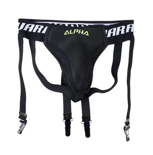 Warrior Pro Alpha Ice Hockey 3-in-1 Combo Sr. Adult Cup Jock & Garter Large XL