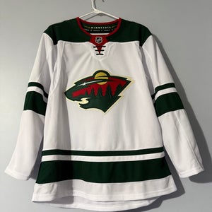 White Size 50 Men's Jersey Minnesota Wild