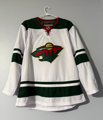 White Size 50 Men's Jersey Minnesota Wild