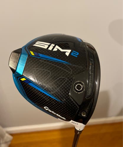 Men's 2021 TaylorMade Sim2 Right Handed Driver Extra Stiff Flex Loft 8 (Used)