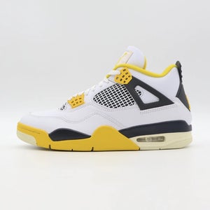 Nike Air Jordan 4 Retro ‘White Thunder’ Sneakers AQ9129-101 Women’s Size 10.5/ Men’s 9/ UK 8