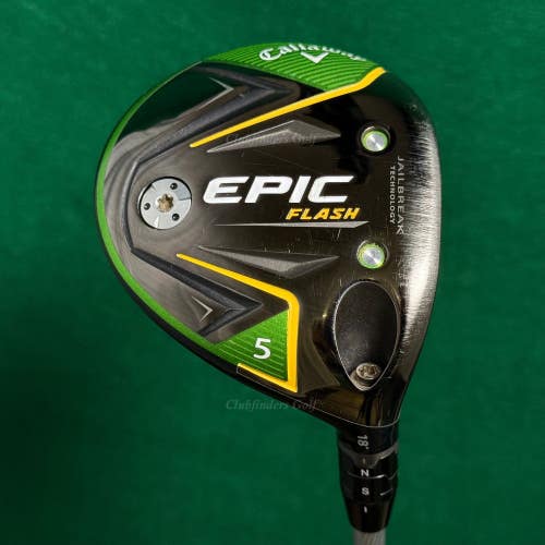 Callaway EPIC Flash 18 Fairway Wood 5 Project X Even Flow 6.0-S 65G Stiff w/HC