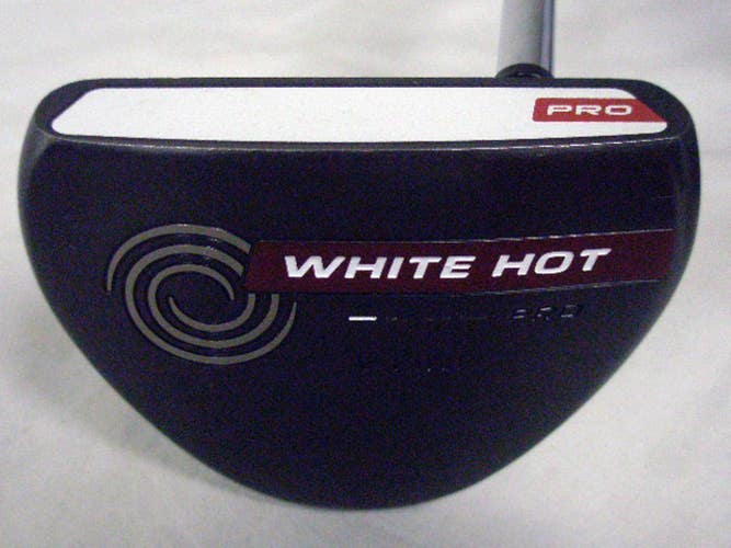 Odyssey White Hot Pro V-Line Putter 35" (Mallet, Curved Shaft) Golf Club