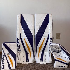 33" + 2” 2025 CCM Eflex 7 Total Custom Pro Regular Goalie Full Set Pro Stock (Used) send best offer