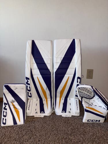 33" + 2” 2025 CCM Eflex 7 Total Custom Pro Regular Goalie Full Set Pro Stock (Used)