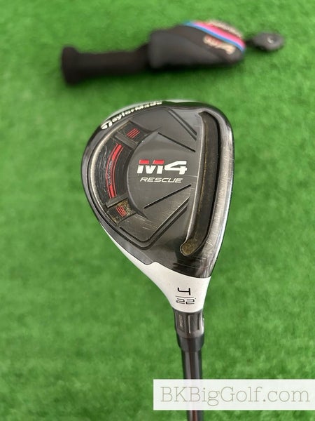 Taylormade M4 Rescue 22 Degree 4 Hybrid w Headcover / Stiff