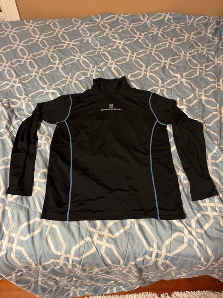 Pro Stock Sherwood Men’s Medium Long Sleeve Neck Guard Shirt