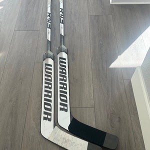 (2) Senior Warrior Ritual V3 Pro+ Regular Goalie Stick 26" Paddle (New and Newish)