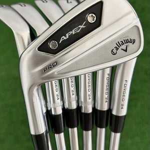 LH Callaway Apex Pro / CB / MB 24 Forged Combo Iron Set