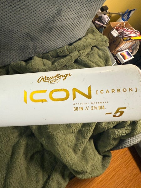 2024 RAWLINGS ICON Composite USSSA Certified Bat (-5) 25 oz 30" (Used)