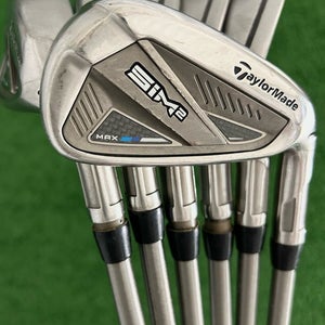 Taylormade Sim 2 Max Iron Set 5-P / SteelFiber i95 Stiff Graphite