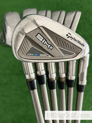 Taylormade Sim 2 Max Iron Set 5-P / SteelFiber i95 Stiff Graphite