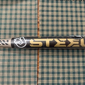 NIW 2016 DEMARINI RAW STEEL SLOWPITCH SOFTBALL BAT END LOADED STL-16 26 oz ASA