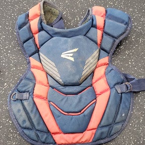 Used Easton CHEST PROTECTOR Catchers Chest Protector Royal Blue And Red Intermed 11849-S000032273