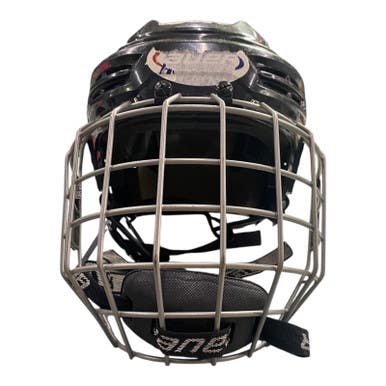 Used Bauer IMS 5.0 Helmet Cage Combo Navy Blue SM 11375-S000363369