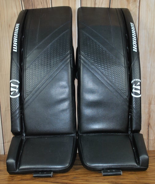 34" + 1.5" Warrior Ritual G6 E+ Goalie Leg Pads (Used) Black